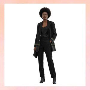 Versace Jeans Couture Black Wool Blend Blazer Jacket - IT 44